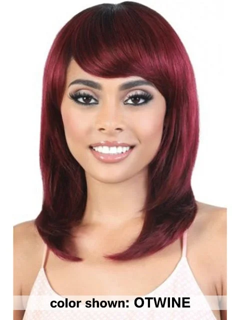 Monofilament - cap short wig for a breathable and natural - looking scalpMotown Tress Persian Virgin Remy Human Hair Wig - HPR.KAREN