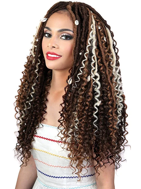 Braid & Plait Hair Extensions with a Pre - Twisted Design for Easy InstallationMotown Tress True 3X BOHO GODDESS LOCS Crochet Braid 20 C.BHLOC203