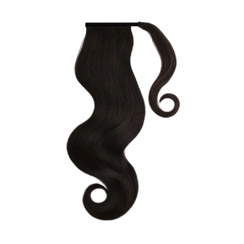 Ponytails with a natural - looking scalp for a more realistic appearanceNATURAL BLACK Remy Human Hair Ponytail