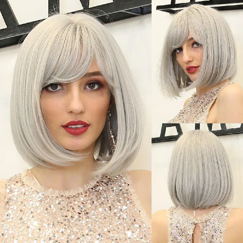 Icy platinum blonde