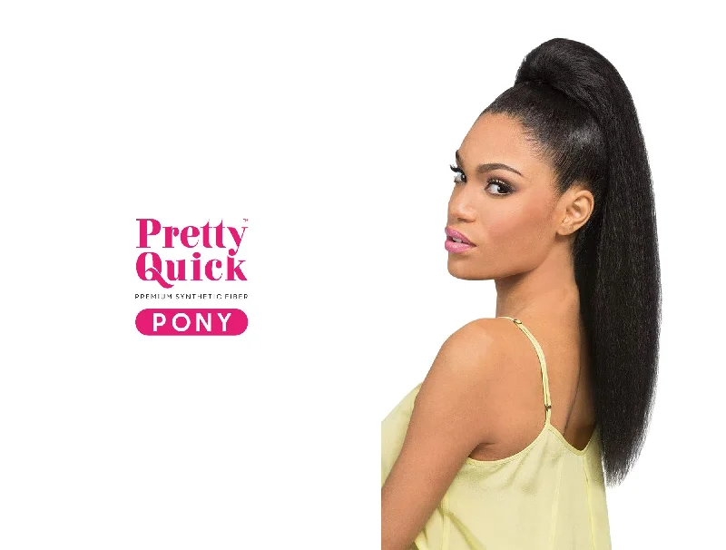 Ombre ponytails with a seamless color transition for a unique styleOUTRE PRETTY QUICK PONYTAIL - TESS