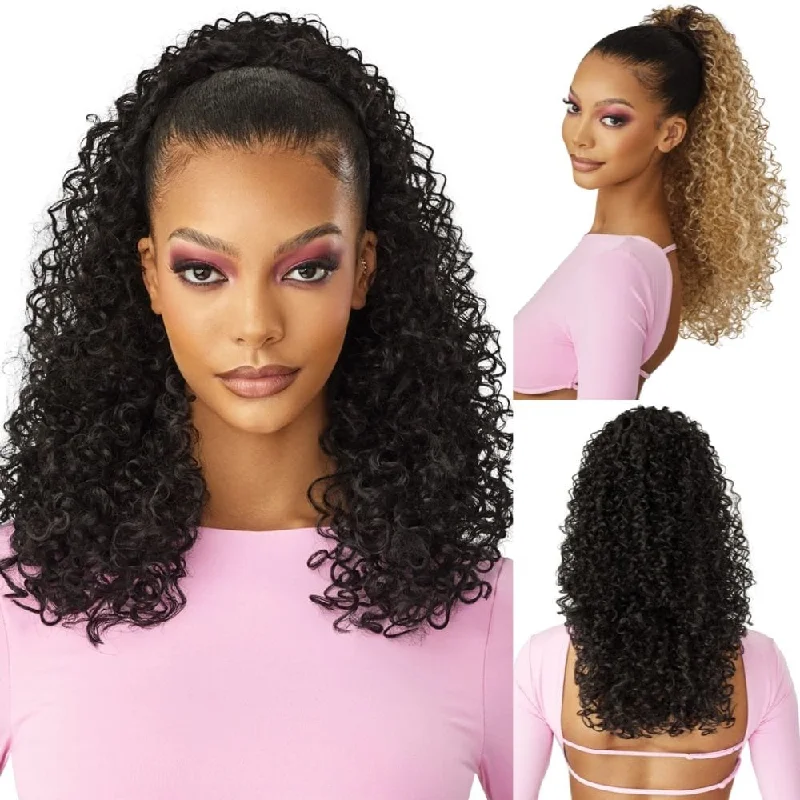 Clip - on ponytails for a quick and convenient hair changeOutre Synthetic Pretty Quick Ponytail - Ola