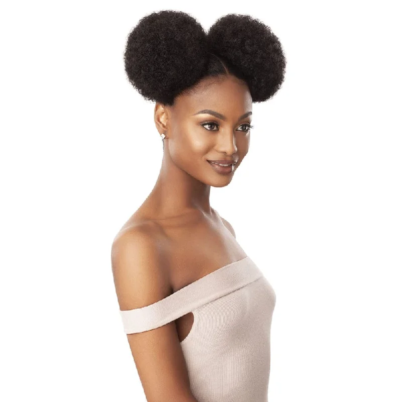 High - volume ponytails for a bold and glamorous appearanceOutre Synthetic Quick Ponytail - Afro Puff Duo Large