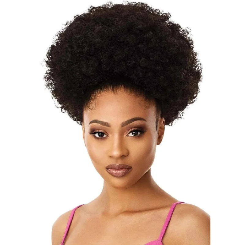 Ombre ponytails with a seamless color transition for a unique styleOutre Pretty Quick Afro Puff Ponytail - Afro Large