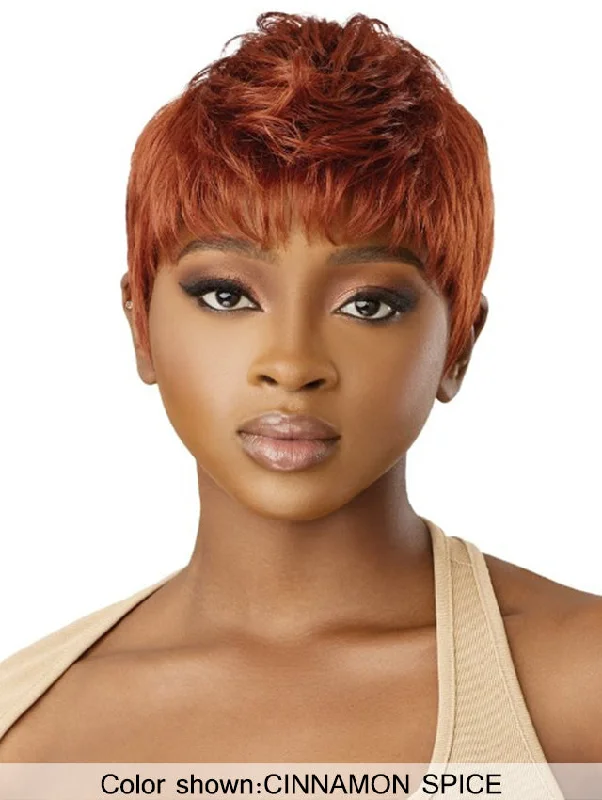 Heat - resistant short wig for easy styling with hot toolsOutre Wigpop Full Wig - TOBY