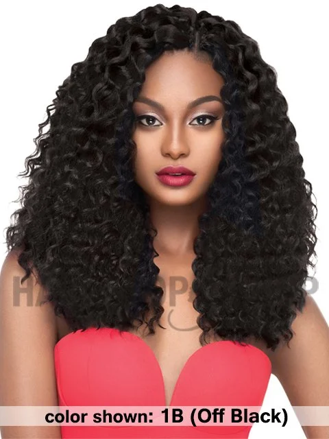 Braid & Plait Hair Extensions with a Pre - Twisted Design for Easy InstallationOutre X-Pression DEEP WAVE Loop Crochet Braid 14"