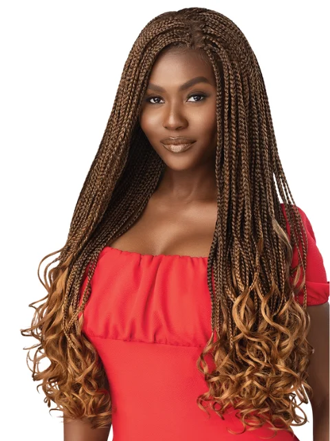 Braid & Plait Hair Extensions with a Curly End for a Playful Vibe[MULTI PACK DEAL] Outre X-Pression Twisted Up 2X BOX BRAID FRENCH CURL Crochet Braid 22"- 10 pcs