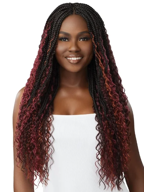 Sew - in Braid & Plait Hair Extensions for a Long - Lasting and Secure Style[MULTI PACK DEAL]  Outre X-Pression Twisted Up 3X BOHO BOX Braid 22" -10pcs