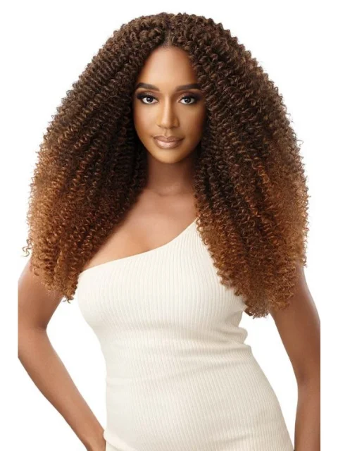 Braid & Plait Hair Extensions with a Pre - Twisted Design for Easy Installation[MULTI PACK DEAL] Outre X-Pression Twisted Up 3X WATERWAVE FRO TWIST SUPER LONG Crochet Braid 24"- 10pcs