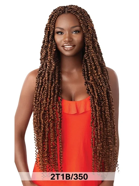 Heat - Resistant Braid & Plait Hair Extensions for Easy StylingOutre X-Pression Twisted Up Pre-Twisted PASSION BOHEMIAN Crochet Braid 30