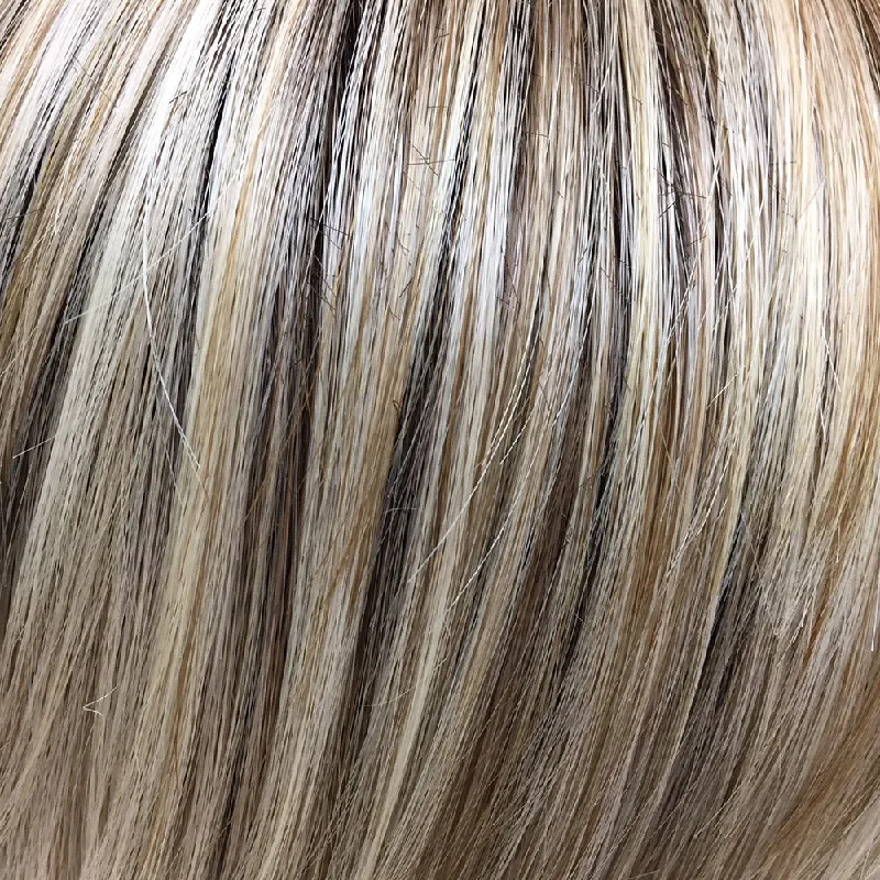 Butterbeer Blonde | 8R/19/23 | Medium brown root with a blend of sandy blonde, ash blonde and light blonde