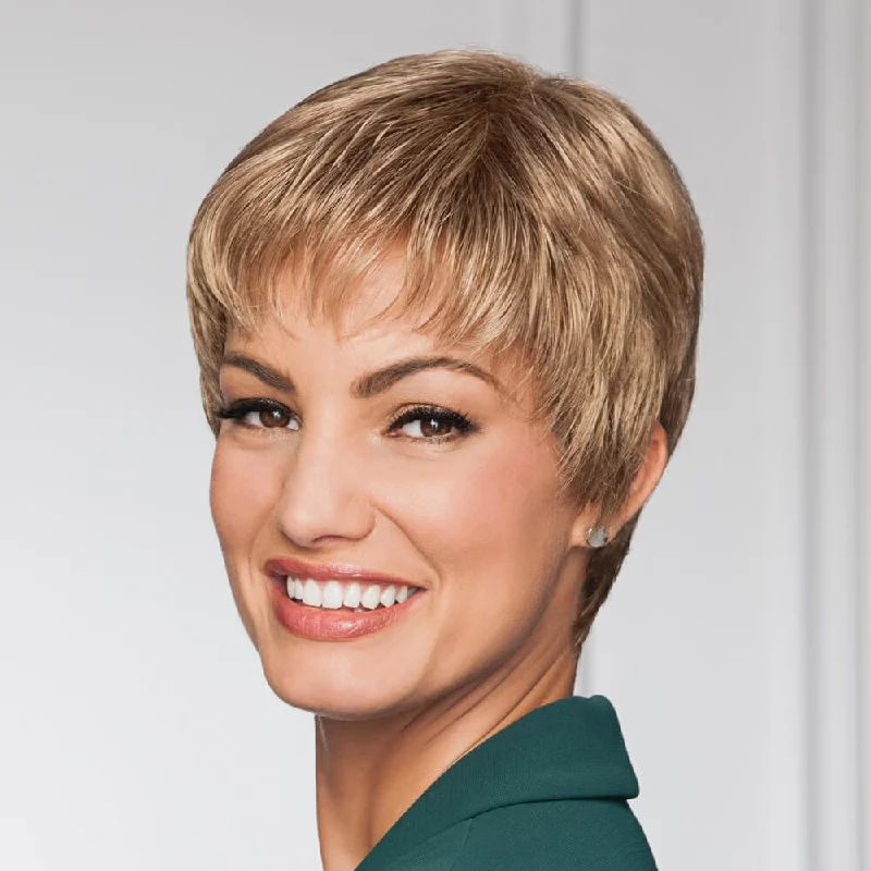 Short wig made from high - quality human hair for a luxurious feelPixie Perfect by Gabor (Basic Cap-Mono Crown Wig)