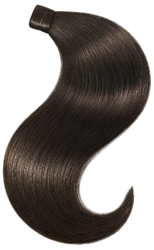 Clip - on ponytails for a quick and convenient hair changePONYTAIL LUXURY EXTENSIONS  Expresso Black