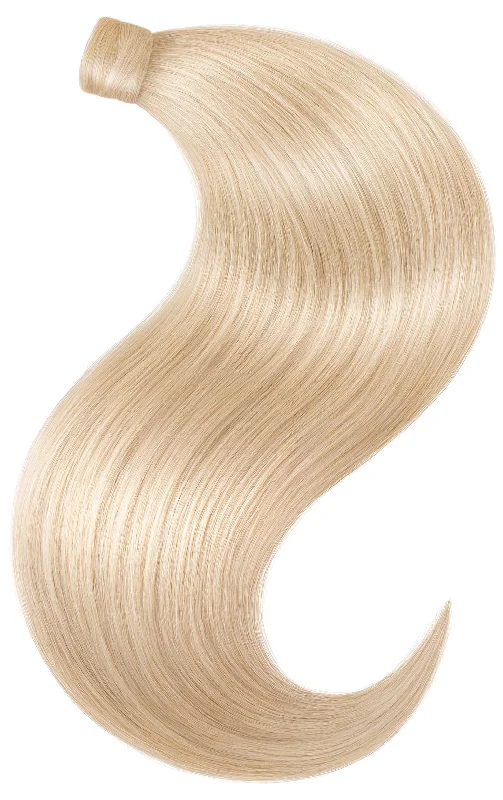 Human hair ponytails with a natural shine for a luxurious lookPONYTAIL LUXURY EXTENSIONS Honey Blonde