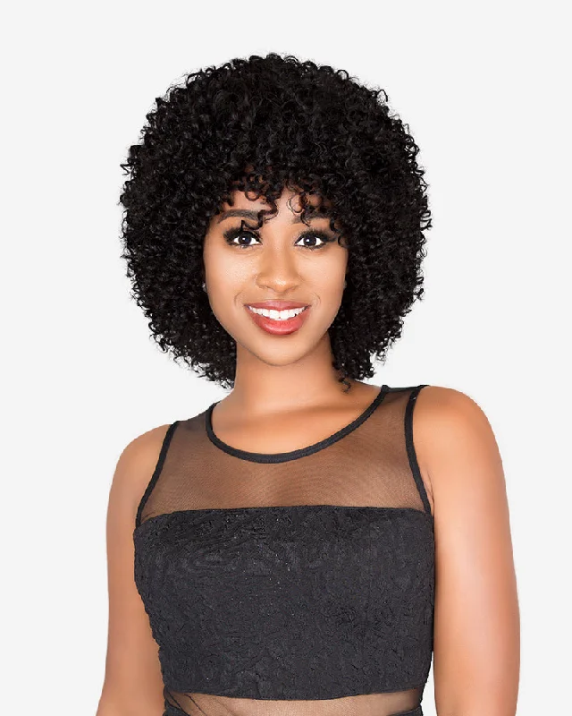 Short wig for daily office wear with a professional lookR&B Collection 100% Unprocessed Brazilian Virgin Remy Human Hair Wig - PA-DAISY