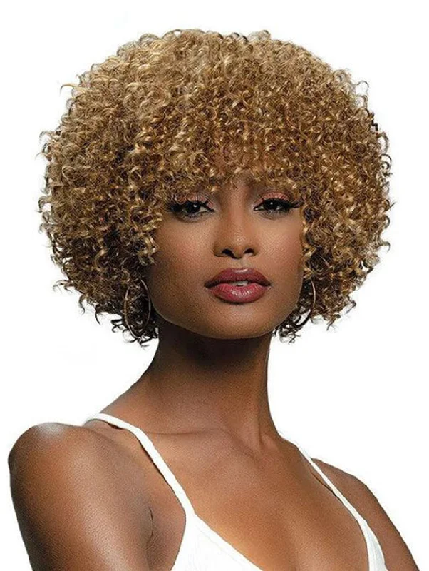 Short wig with a gradient color for a modern and stylish appearanceSALE! Janet Collection MyBelle Premium Synthetic Wig - JOANIE