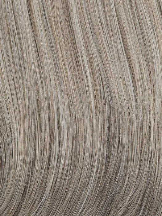 RL119 Silver & Smoke | Light Brown with 80% Gray in front  gradually blended into 50% Gray in nape area