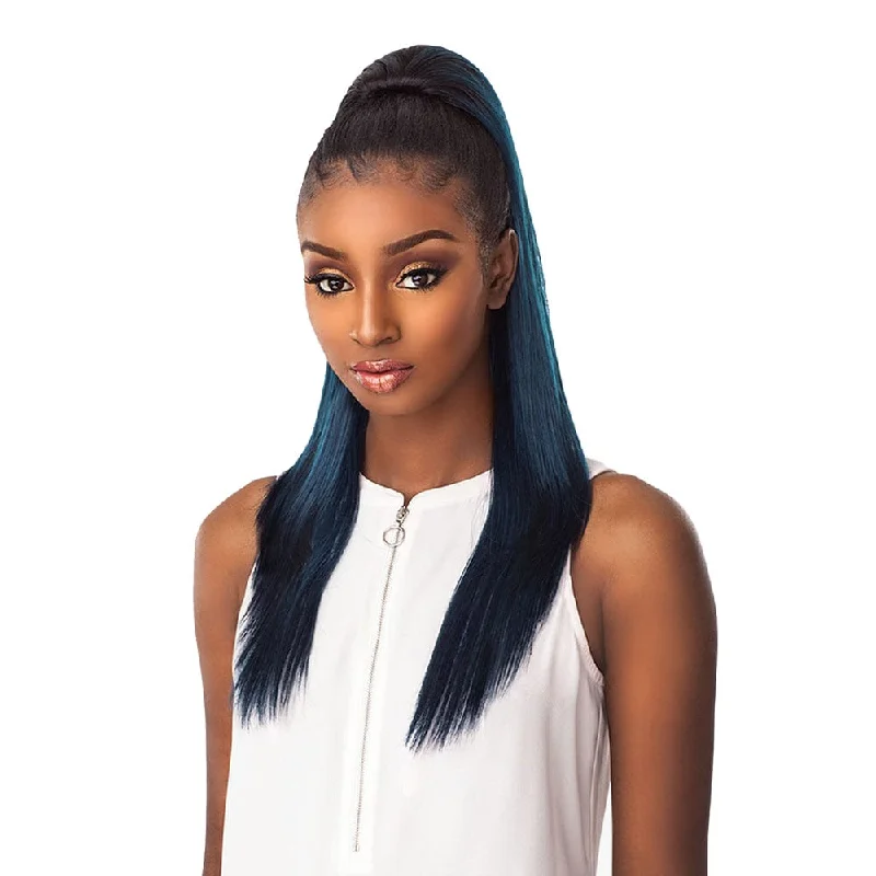 Low - profile ponytails for a sophisticated and understated styleSensationnel Instant Ponytail - Sleek Straight 24"