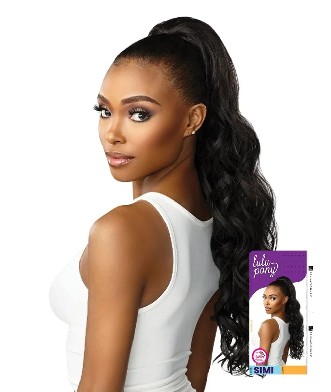 Extension ponytails with a secure elastic base for all - day comfortSensationnel Lulu Pony - Simi