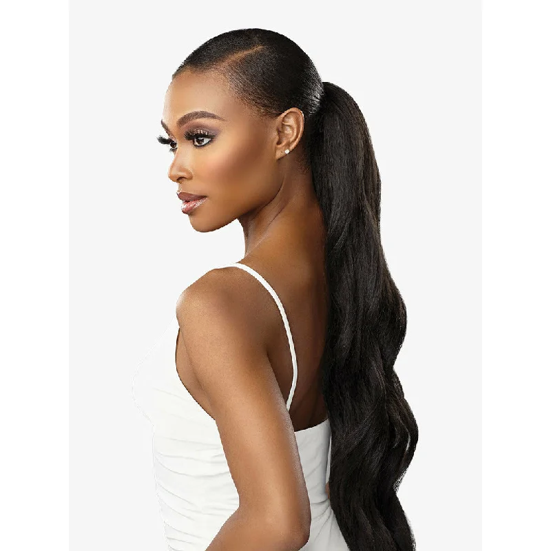 Ponytails for a formal event with a touch of sparkle or beadsSensationnel Lulu Pony Synthetic Drawstring Ponytail - Viki