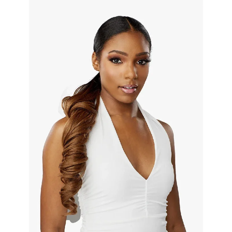 Braided ponytails with intricate patterns for an ethnic - inspired lookSensationnel Lulu Pony Wrap Synthetic Ponytail - Wrap 5