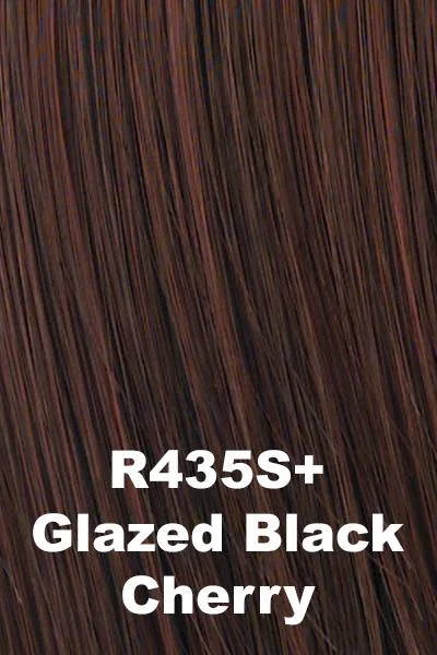 R435S+ Glazed Black Cherry | Black Brown with Dark Auburn Highlights