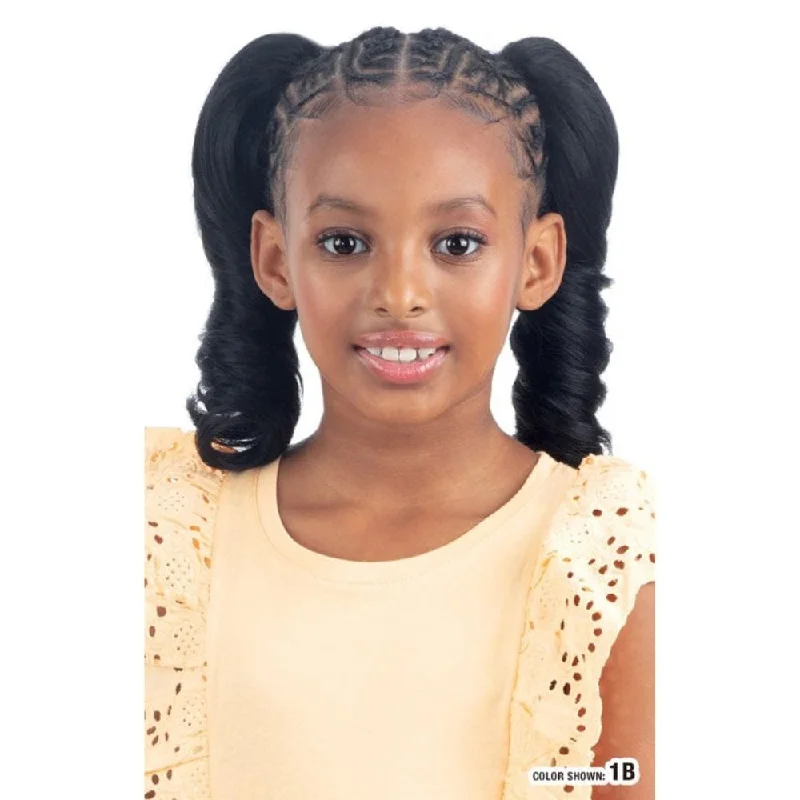 Ponytails made from recycled materials for an eco - friendly optionShake-N-Go Kids Drawstring Ponytail - Double Roll