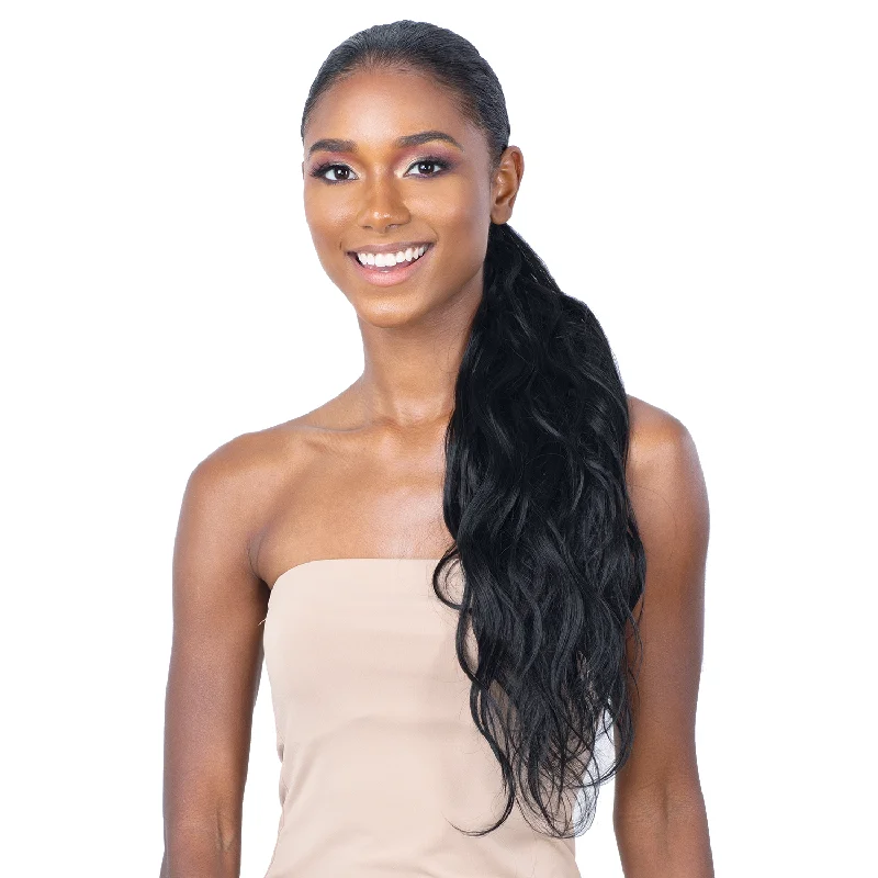 Ombre ponytails with a seamless color transition for a unique styleShake-N-Go Organique MasterMix Pony Pro Wrap-Around Synthetic Ponytail - Body Wave 24"