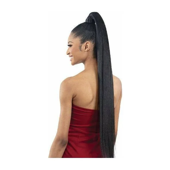 Ombre ponytails with a seamless color transition for a unique styleShake-N-Go Organique MasterMix Pony Pro Wrap-Around Synthetic Ponytail – Yaky Straight 36" (1, 30 & OP430)