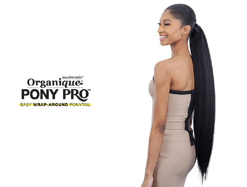 Black - colored ponytails for a classic and timeless appearanceSHAKE N GO ORGANIQUE PONY PRO NATURAL YAKI 32"