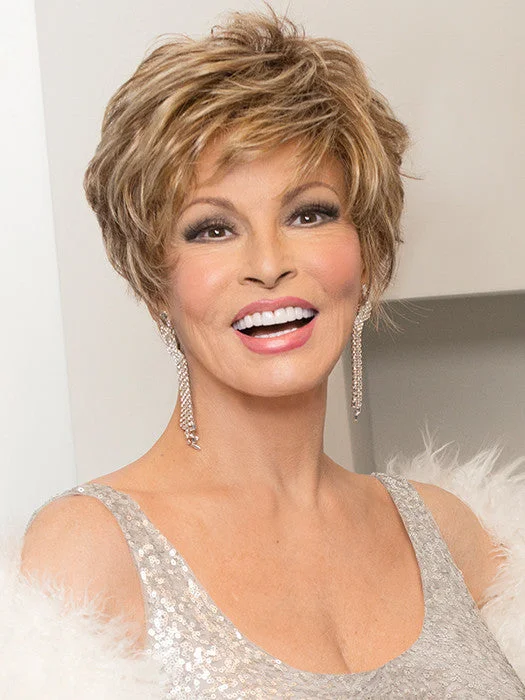 Synthetic short wig with a natural - looking shineSparkle Petite Wig by Raquel Welch | Synthetic Hair | Petite Cap