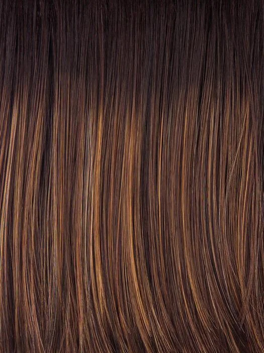 SS8/29 | Hazelnut | Medium Brown with Ginger highlights, Dark Brown roots