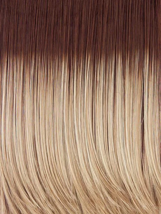 SS14/88 | Golden Wheat | Medium Blonde streaked with Pale Gold highlights,  Medium Brown roots