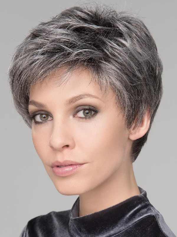 Short wig with a pixie cut for a bold and edgy lookSpring Hi Wig by Ellen Wille | Synthetic Hair | Petite/Average Cap