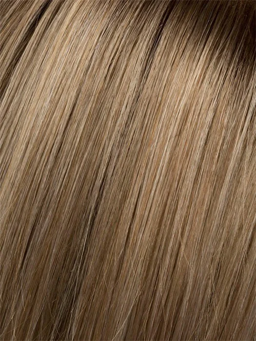 CHAMPAGNE ROOTED | Light Beige Blonde Medium Honey Blonde and Platinum Blonde blend with Dark Roots