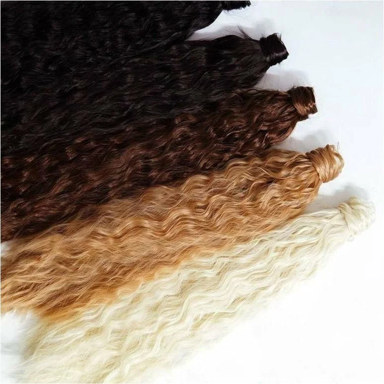 Human hair ponytails with a natural shine for a luxurious lookTEGAN Wavy Synthetic 26” Ponytail