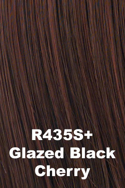 R435S+ Glazed Black Cherry | Black Brown with Dark Auburn Highlights