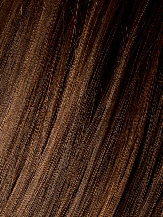 CHOCOLATE ROOTED | Medium to Dark Brown base with Light Reddish Brown highlights and Dark Roots