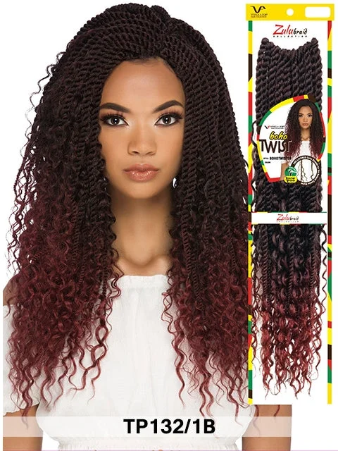 Cornrow Braid & Plait Hair Extensions with a Middle - Part for a Stylish LookVivica A Fox Zulu Braid BOHO TWIST Crochet Braid 20