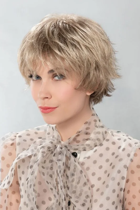 Monofilament - cap short wig for a breathable and natural - looking scalpWing