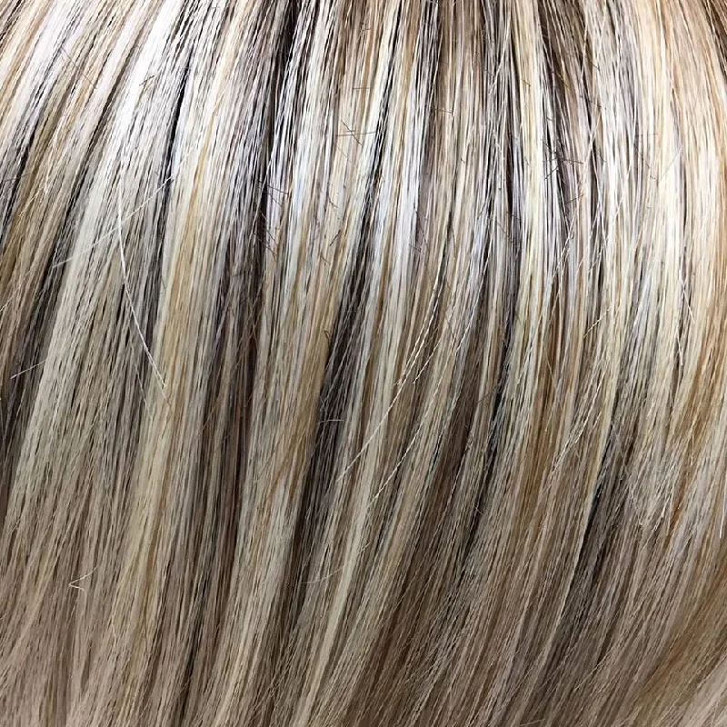 Butterbeer Blonde | 8R/19/23 | Medium brown root with a blend of sandy blonde, ash blonde and light blonde