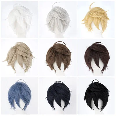 Monofilament - cap short wig for a breathable and natural - looking scalpYouvimi cosplay boy anime wig YV43859