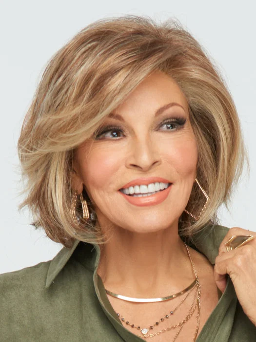 Medium - length wig with a pre - plucked hairline for a more natural lookAhead Of The Curve Wig by Raquel Welch | Lace Front | Mono Crown | Heat Friendly Synthetic