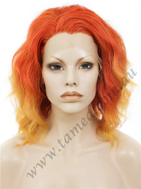 Medium - length wig with a side - part for a more flattering lookCARRIE FIRESTORM