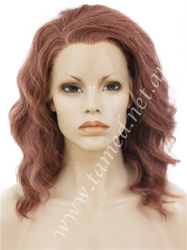 Medium - length wig with a heat - resistant formula for easy styling at homeCARRIE SOUFFLE