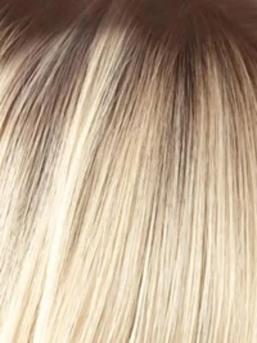 CHAMPAGNE R | Rooted Dark with Platinum Blonde