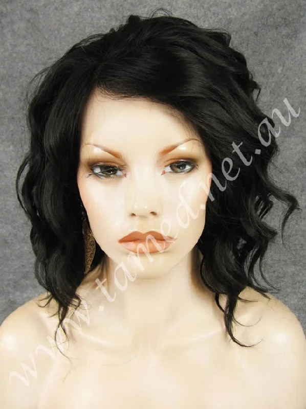 Medium - length wig with a side - part for a more flattering lookCARRIE VIXEN