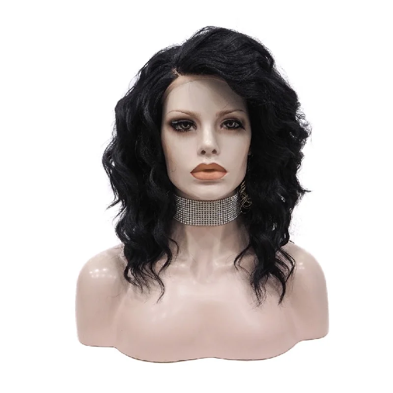 Medium - length wig with a pre - plucked hairline for a more natural lookCARRIE VOODOO