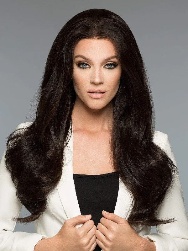 Long - length wig with a straight texture for a sleek and glamorous lookChristina Petite | Remy Human Hair Lace Front Wig (Hand-Tied)