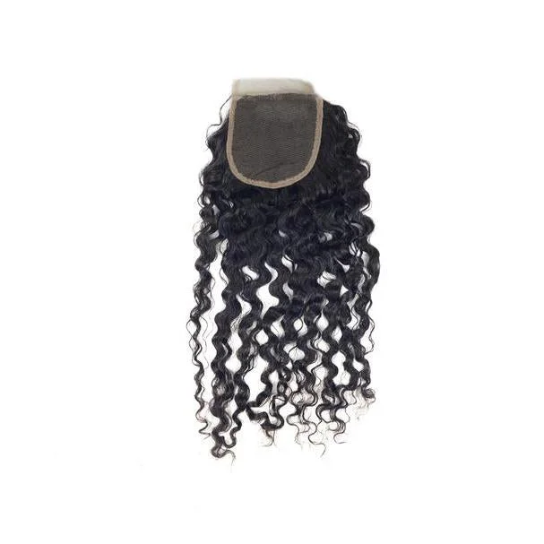 Human - hair medium - length wig for a natural and luxurious feelClosure-Brazilian Hair-Italy